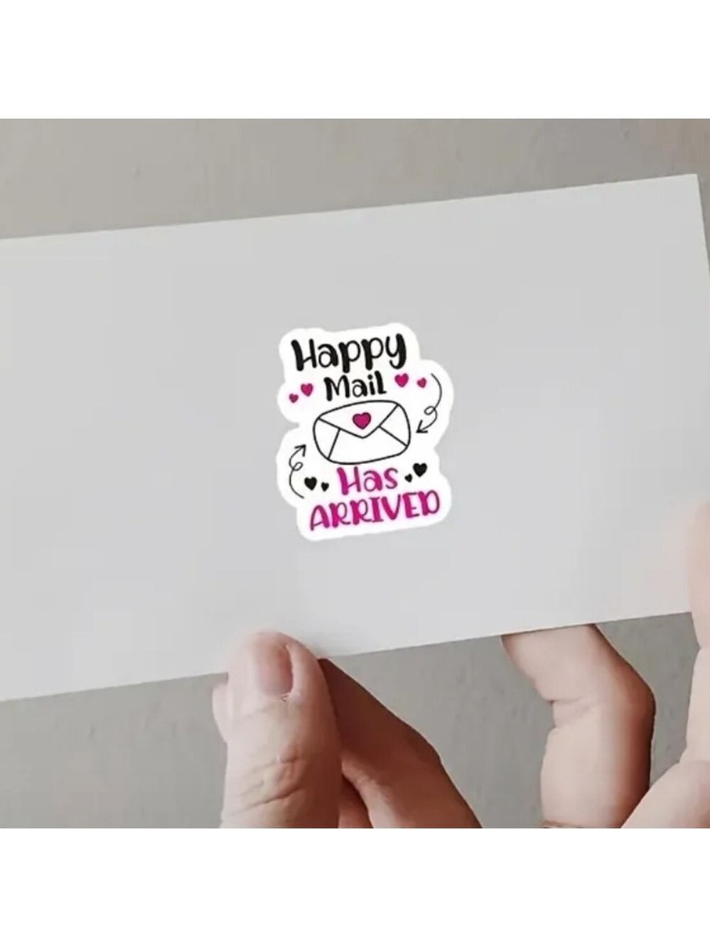 100 Happy Mail Has Arrived Stickers